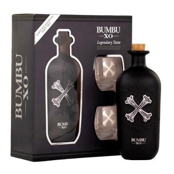 Bumbu XO 0,7l 40% + 2 glasses Giftbox - 1