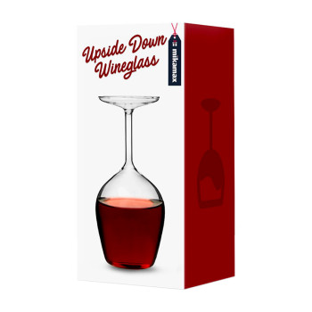 MIKAMAX Obrácená vinná sklenice na víno