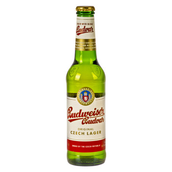 Budweiser beer 0.33l 5% glass - 1