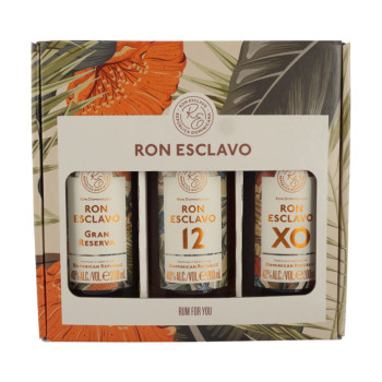 Ron Esclavo 3x 200ml 40,67% Mini Giftbox - 1